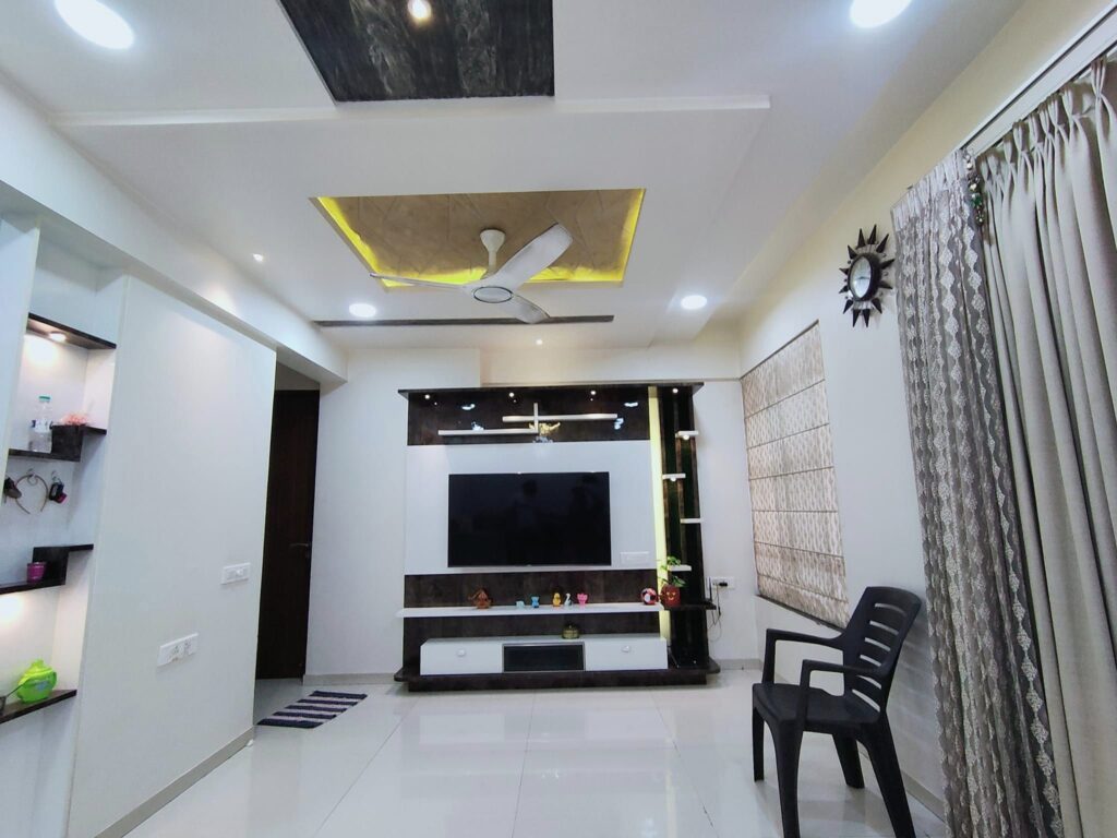 Hall Interior and false ceiling