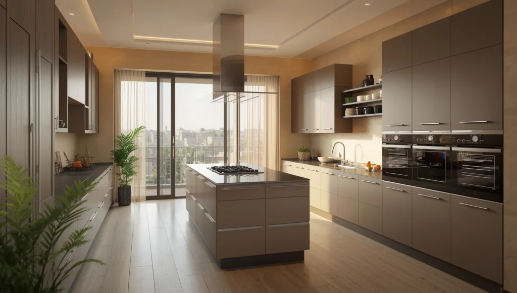 Lucid_Origin_A_modern_kitchen_in_a_Pune_home_with_smart_storag_3 Smart Storage Kitchen Solutions Every Pune Homeowner Should Try